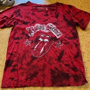 rolling stones cut out t shirt